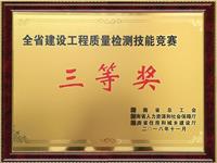 全省技能竞赛三等奖